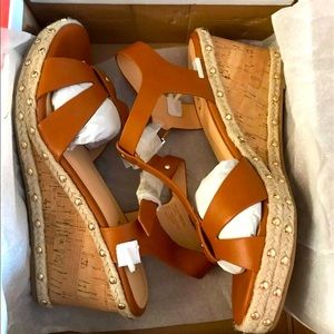 Tan XOXO Sandals/Size 9.5